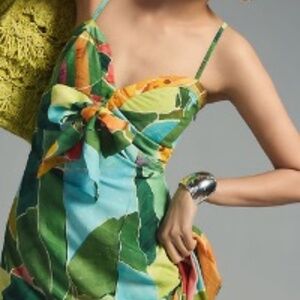 NWT FARM (FarmRio for Anthropologie) Tropical Maxi Dress NWT